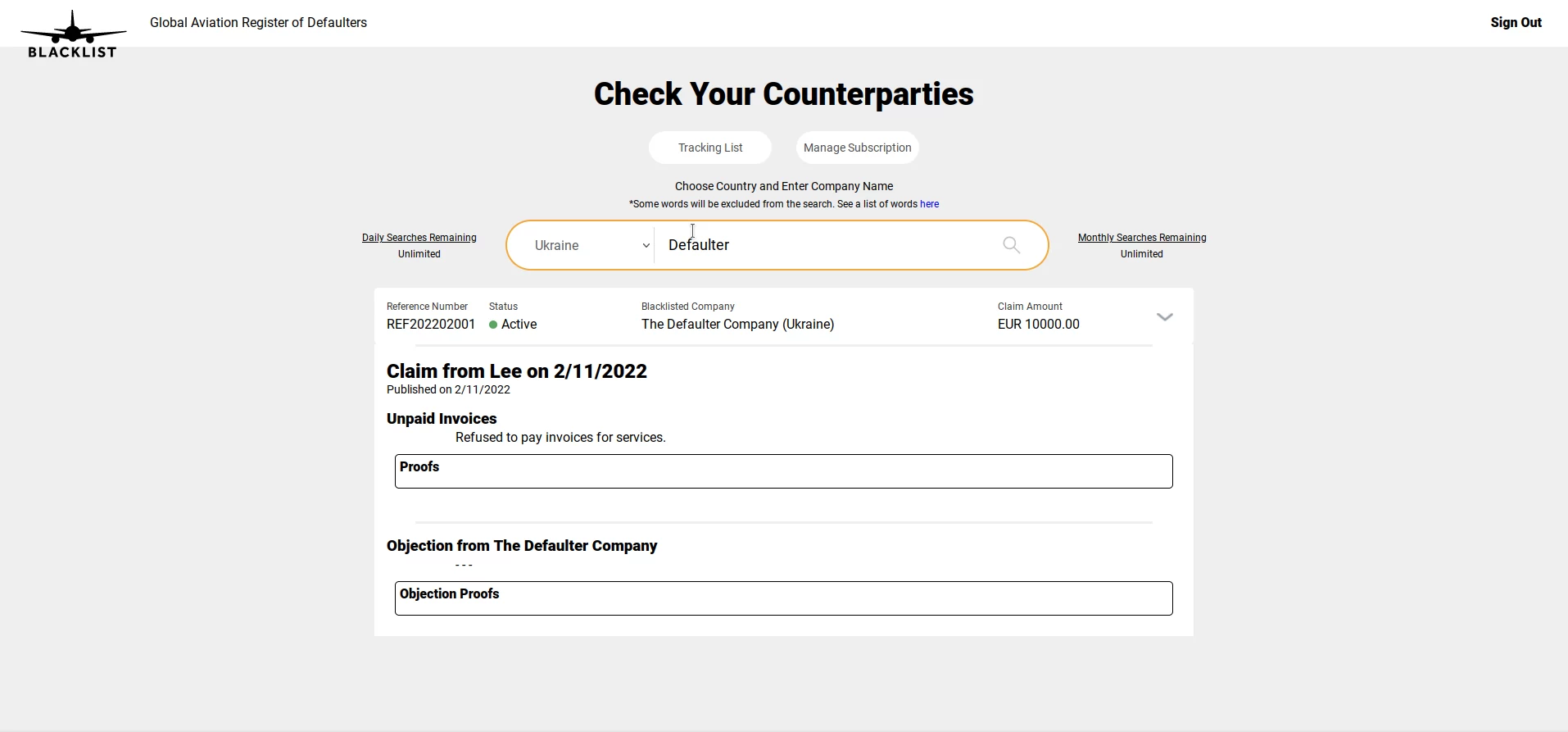 Search Example 2